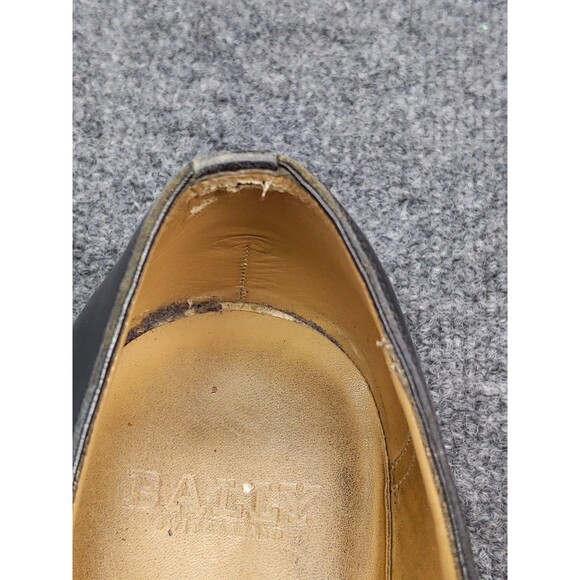 Bally Switzerland Men\'s Black Size 12D 243200 Takar Slip On Made In Italy main image 6